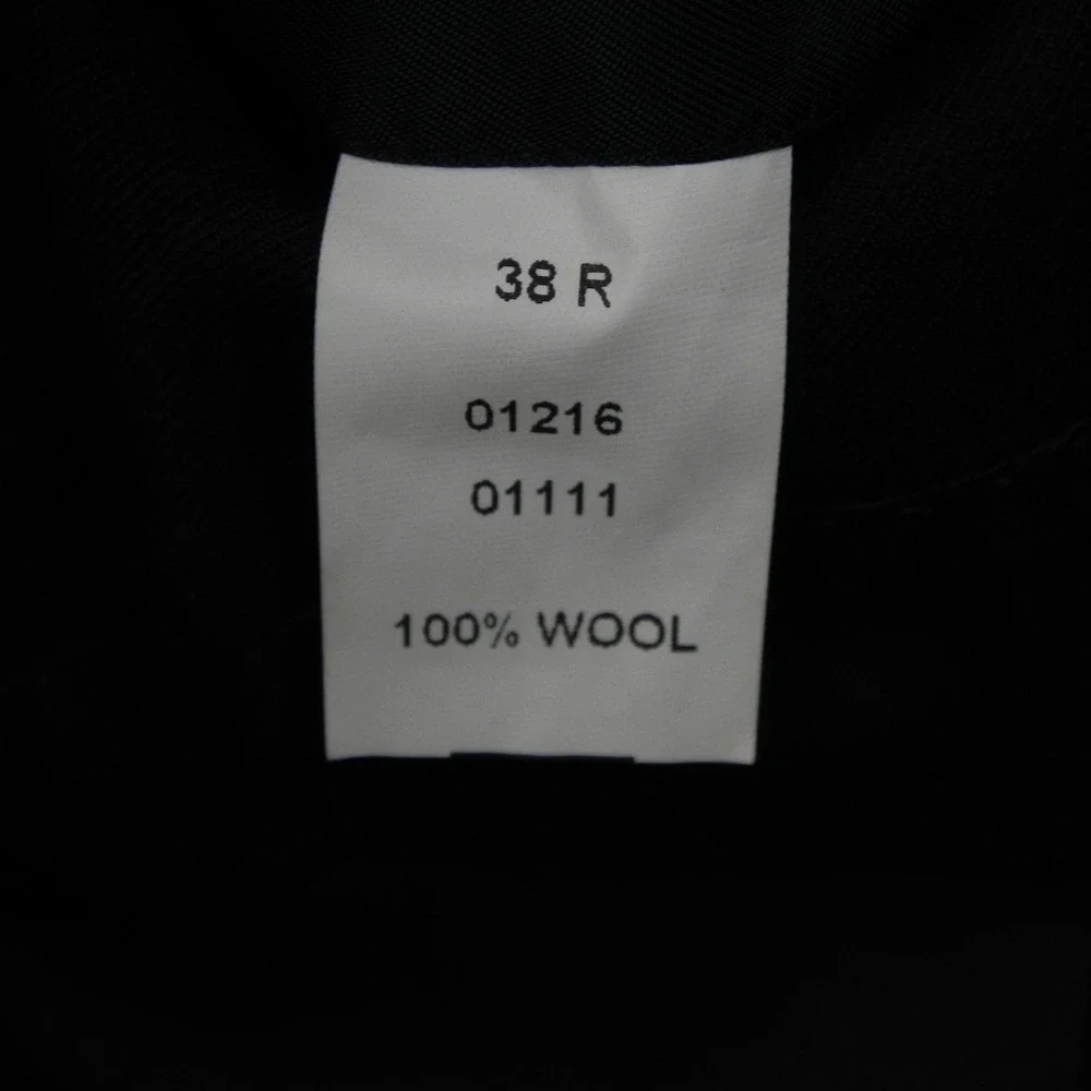 Jos A Bank Blazer Mens 38R Wool Gold 2-Button Suit Jacket Coat Formal Navy Blue